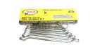 8 Pc Ring Spanner Set Metric Chrome Plated - SPAREZO